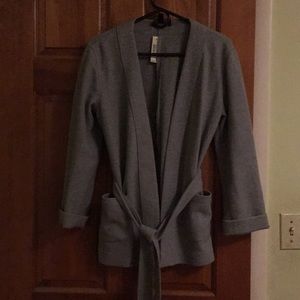 Gray cardigan (with pockets!)